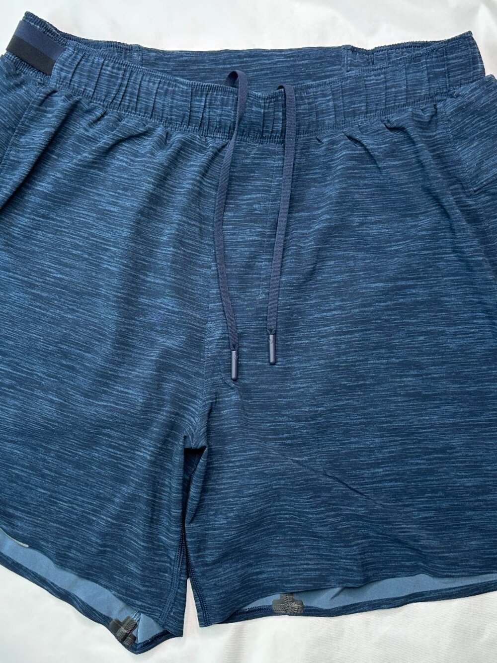 LULULEMON Surge Shorts Men’s Size Large 6” Lined Heathered True Blue LM7AB3S